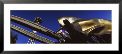 Monorail And Space Needle, Seattle, Washington State, Usa by Panoramic Images Pricing Limited Edition Print image