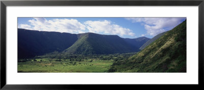 Mountains On A Landscape, Waipio Valley, Hamakua Coast, Big Island, Hawaii, Usa by Panoramic Images Pricing Limited Edition Print image