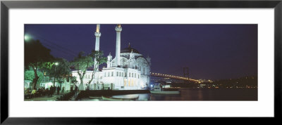 Ortakoy Mosque, Istanbul, Turkey by Panoramic Images Pricing Limited Edition Print image