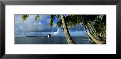 Hut In The Sea, Bora Bora, French Polynesia by Panoramic Images Pricing Limited Edition Print image
