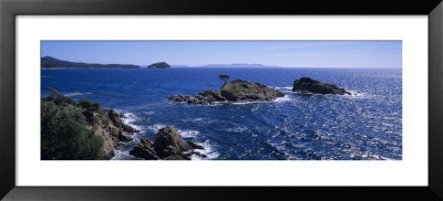 Waves Crashing On Rocks, Provence, France by Panoramic Images Pricing Limited Edition Print image