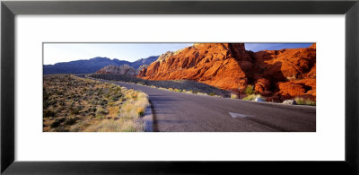 Road Through The Desert, Nevada, Usa by Panoramic Images Pricing Limited Edition Print image