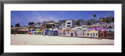 Houses On The Beach, Capitola, Santa Cruz, California, Usa by Panoramic Images Pricing Limited Edition Print image