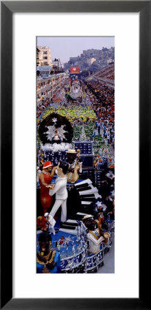 Group Of People In Carnaval Parade, Rio De Janeiro, Brazil by Panoramic Images Pricing Limited Edition Print image