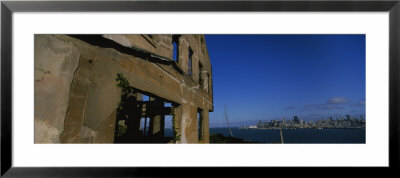 Building On The Waterfront, Alcatraz Island, San Francisco, California, Usa by Panoramic Images Pricing Limited Edition Print image