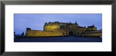 Castle Lit Up At Dusk, Edinburgh Castle, Edinburgh, Scotland, United Kingdom by Panoramic Images Pricing Limited Edition Print image