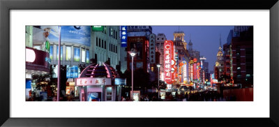 Nanjing Street, Shanghai, China by Panoramic Images Pricing Limited Edition Print image