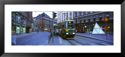 Streetcar, Helsinki, Finland by Panoramic Images Pricing Limited Edition Print image