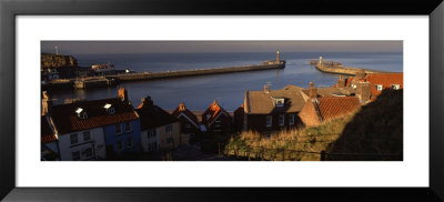 Buildings On The Waterfront, Whitby Harbour, North Yorkshire, England, United Kingdom by Panoramic Images Pricing Limited Edition Print image