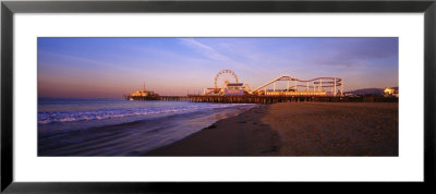 Santa Monica Pier, California, Usa by Panoramic Images Pricing Limited Edition Print image