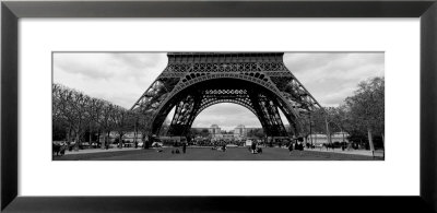 Black And White, Eiffel Tower, Paris, France by Panoramic Images Pricing Limited Edition Print image