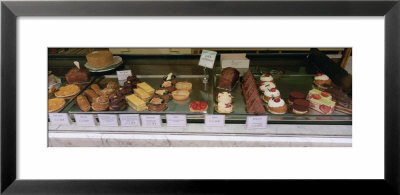 Sweet Foods In A Window Display, Paris, France by Panoramic Images Pricing Limited Edition Print image
