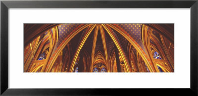 Interior, Sainte Chapelle, Paris, France by Panoramic Images Pricing Limited Edition Print image
