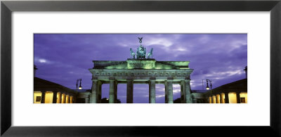 Low Angle View Of The Brandenburg Gate, Berlin, Germany by Panoramic Images Pricing Limited Edition Print image
