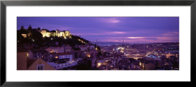Elevated View Of The City, Skyline, Cityscape, Lisbon, Portugal by Panoramic Images Pricing Limited Edition Print image