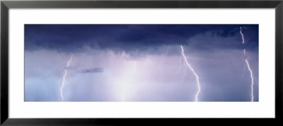 Lightning, Clouds by Panoramic Images Pricing Limited Edition Print image