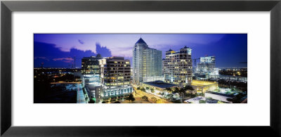 City Lit Up At Night, Fort Lauderdale, Florida, Usa by Panoramic Images Pricing Limited Edition Print image