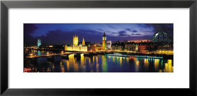 Night, London, England, United Kingdom by Panoramic Images Pricing Limited Edition Print image