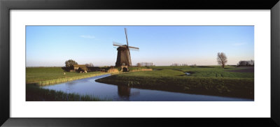 Windmill, Schermerhorn, Netherlands by Panoramic Images Pricing Limited Edition Print image