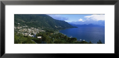 High Angle View Of A Village On A Hill, Guatemala by Panoramic Images Pricing Limited Edition Print image