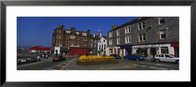 Vehicles Moving On A Road, Oban, Highlands, Scotland, United Kingdom by Panoramic Images Pricing Limited Edition Print image