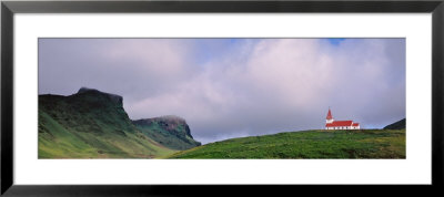 Church In The Landscape, Vik I Myrdal, Iceland by Panoramic Images Pricing Limited Edition Print image