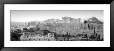 High Angle View Of Buildings In A City, Parthenon, Acropolis, Athens, Greece by Panoramic Images Pricing Limited Edition Print image
