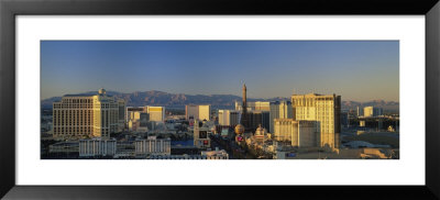 High Angle View Of Buildings In A City, Las Vegas, Nevada, Usa by Panoramic Images Pricing Limited Edition Print image