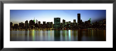 Skyscrapers In A City, New York City, New York State, Usa by Panoramic Images Pricing Limited Edition Print image