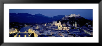 High Angle View Of Buildings In A City, Salzburg, Austria by Panoramic Images Pricing Limited Edition Print image