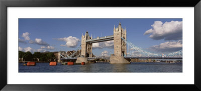 Bridge Over A River, Tower Bridge, Thames River, London, England, United Kingdom by Panoramic Images Pricing Limited Edition Print image