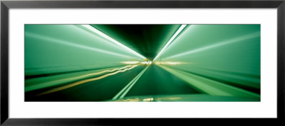 Drivers Perspective In Tunnel, Blurred Motion by Panoramic Images Pricing Limited Edition Print image