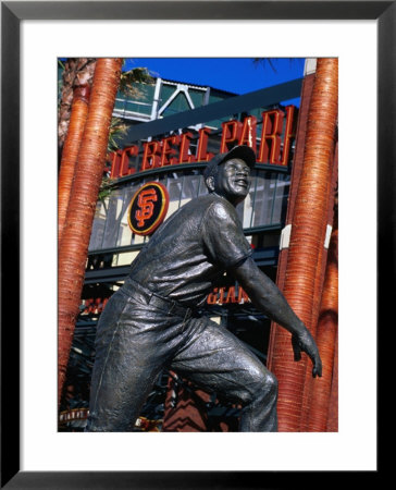 Willie Mayes Statue At Pacific Bell Park, San Francisco, California, Usa by Roberto Gerometta Pricing Limited Edition Print image