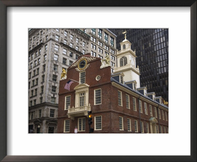 The Old State House, Built In 1713, Boston, Massachusetts, New England, Usa by Amanda Hall Pricing Limited Edition Print image