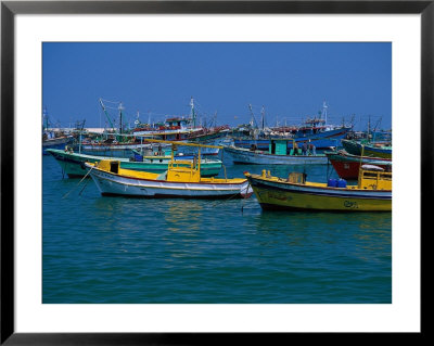 Colorful Fishing Boats, Alexandria, Egypt by Inga Spence Pricing Limited Edition Print image