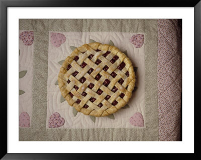 Cherry Pie On A Quilt by Peter Johansky Pricing Limited Edition Print image