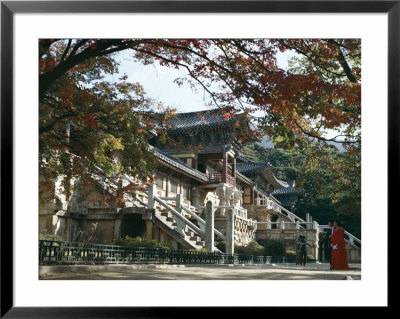 Exterior Of Pulguksa Temple, Unesco World Heritage Site, Kyongju, South Korea, Korea by Adina Tovy Pricing Limited Edition Print image