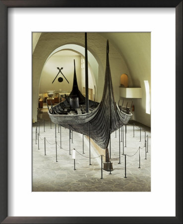 Replica Of A Viking Ship, Oseberg, Oslo, Norway, Scandinavia by G Richardson Pricing Limited Edition Print image