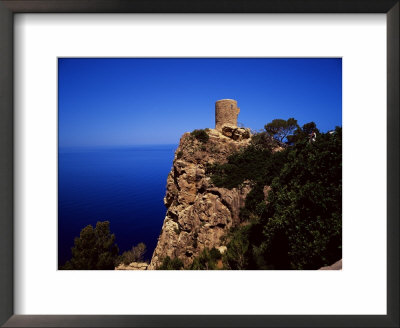 Mirador De Ses Animas And Serra De Tramuntana On Northwest Coast, Estellencs, Majorca, Spain by Marco Simoni Pricing Limited Edition Print image