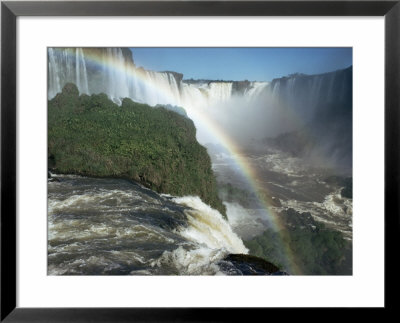 Iguacu Falls, 600M High, And 2470M Long, Iguacu (Iguassu) Unesco World Heritage Site by Walter Rawlings Pricing Limited Edition Print image