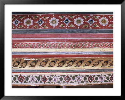 Detail Of The Fine Wall Paintings, The City Palace, Jaipur, Rajasthan State, India by John Henry Claude Wilson Pricing Limited Edition Print image