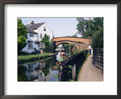 Bridgewater Canal, Completed In 1767, Lymm, Cheshire, England, United Kingdom by Nelly Boyd Pricing Limited Edition Print image