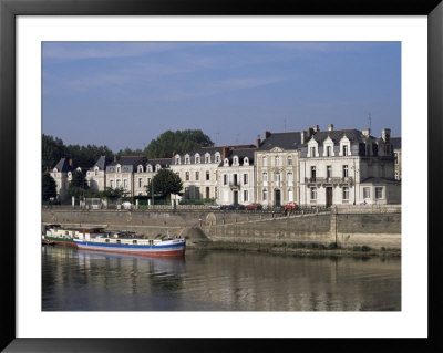 Quai Des Carmes On River Maine, Angers, Anjou, Pays De La Loire, France by J Lightfoot Pricing Limited Edition Print image