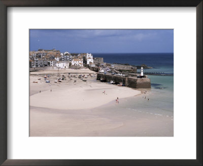 St. Ives Harbour, St. Ives, Cornwall, England, United Kingdom by Brigitte Bott Pricing Limited Edition Print image