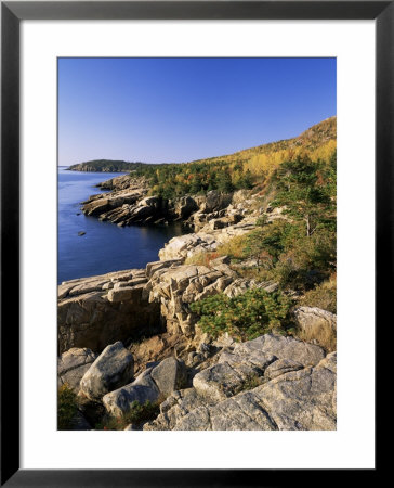 Coastline, Acadia National Park, Maine, New England, Usa by Roy Rainford Pricing Limited Edition Print image