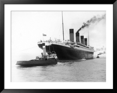 The Titanic Leaving Belfast Ireland For Southampton England For Its Maiden Voyage New York Usa by Harland & Wolff Pricing Limited Edition Print image