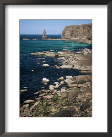 Coastal Sea Cliffs And Stacks, Near Cape Wrath And Sandwood Bay, Highland Region, Scotland by Duncan Maxwell Pricing Limited Edition Print image
