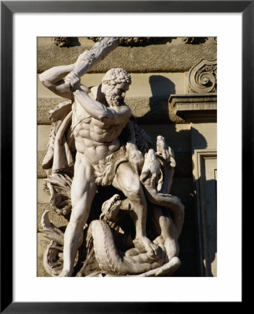 Statue Of Hercules On The Michaelertrakt, Vienna, Austria by Diana Mayfield Pricing Limited Edition Print image