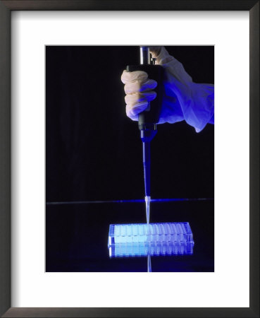 Tissue Culture, Micro-Pipette & Well Plate (Simulation) by David M. Dennis Pricing Limited Edition Print image