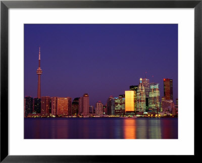 City Skyline With Cn Tower On Left, Toronto, Ontario, Canada by Curtis Martin Pricing Limited Edition Print image